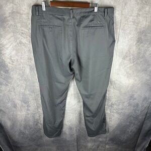 Nike Dri-FIT Golf Pants Mens 40x32 Gray Flat Front Performance Trousers TG EG